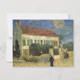 Vincent van Gogh - Weißes Haus bei Nacht