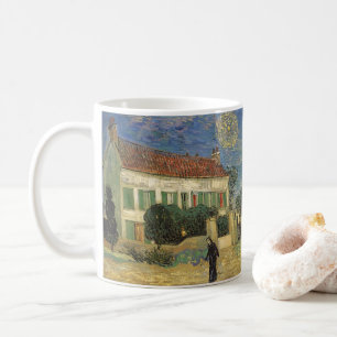 Vincent van Gogh - Weißes Haus bei Nacht Kaffeetasse
