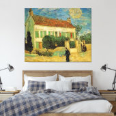 VINCENT VAN GOGH - WEISSES HAUS BEI NACHT LEINWAND (Insitu (Schlafzimmer))