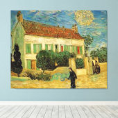 VINCENT VAN GOGH - WEISSES HAUS BEI NACHT LEINWAND (Insitu (Holzboden))