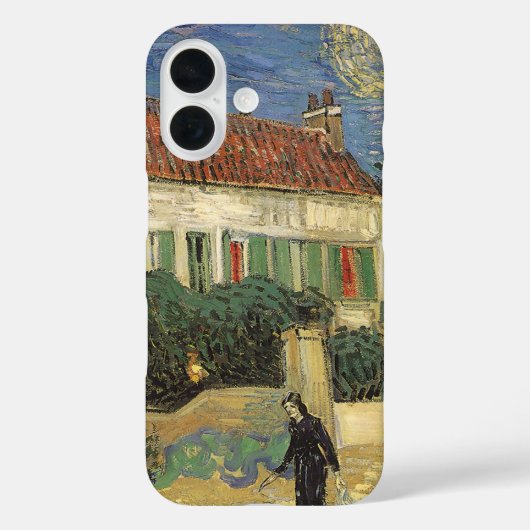 Vincent van Gogh - Weißes Haus in der Nacht Case-Mate iPhone Hülle (Rückseite)