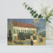 Vincent van Gogh - Weißes Haus in der Nacht Einladung (Stehend Vorderseite)