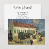 Vincent van Gogh - Weißes Haus in der Nacht Einladung (Vorne/Hinten)