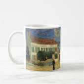 Vincent van Gogh - Weißes Haus in der Nacht Kaffeetasse (Links)