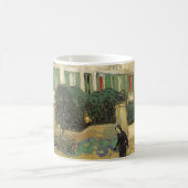 Vincent van Gogh - Weißes Haus in der Nacht Kaffeetasse (Mittel)