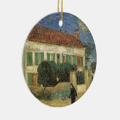 Vincent van Gogh - Weißes Haus in der Nacht Keramikornament (Rechts)