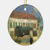 Vincent van Gogh - Weißes Haus in der Nacht Keramikornament (Links)