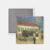Vincent van Gogh - Weißes Haus in der Nacht Magnet (Vorderseite/Rückseite)