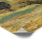 Vincent van Gogh - Weißes Haus in der Nacht Poster (Ecke)