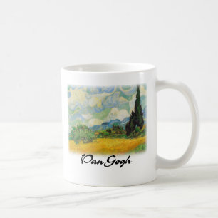 Vincent van Gogh - Weizen-Feld mit Zypressen Kaffeetasse