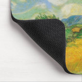 Vincent van Gogh - Weizen-Feld mit Zypressen Mousepad (Ecke)