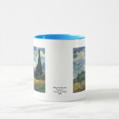 Vincent van Gogh-Weizen-Felder mit Zypressen Tasse (Zentrum)