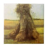Vincent van Gogh - Weizenblätter Fliese (Vorderseite)