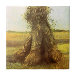Vincent van Gogh - Weizenblätter Fliese