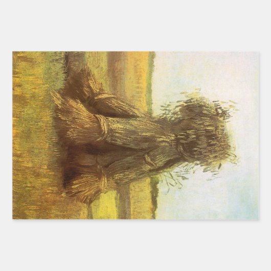Vincent van Gogh - Weizenblätter Geschenkpapier Set (Vorderseite 2)