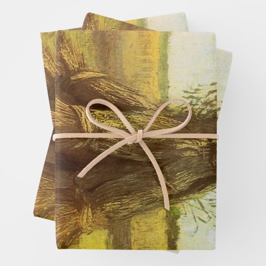 Vincent van Gogh - Weizenblätter Geschenkpapier Set (Beispiel)