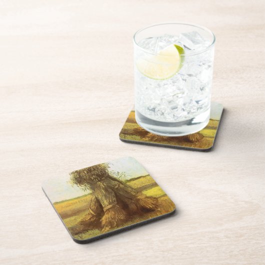 Vincent van Gogh - Weizenblätter Getränkeuntersetzer (Rechte Seite)