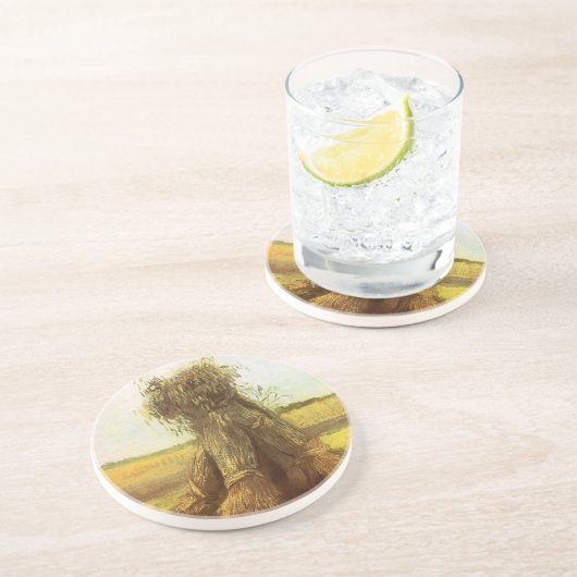 Vincent van Gogh - Weizenblätter Getränkeuntersetzer (Seite)