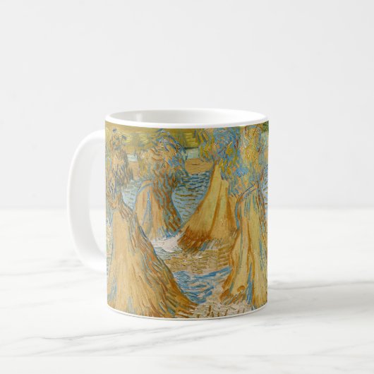 Vincent van Gogh - Weizenblätter Kaffeetasse (Vorderseite Links)