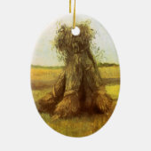 Vincent van Gogh - Weizenblätter Keramikornament (Hinten)