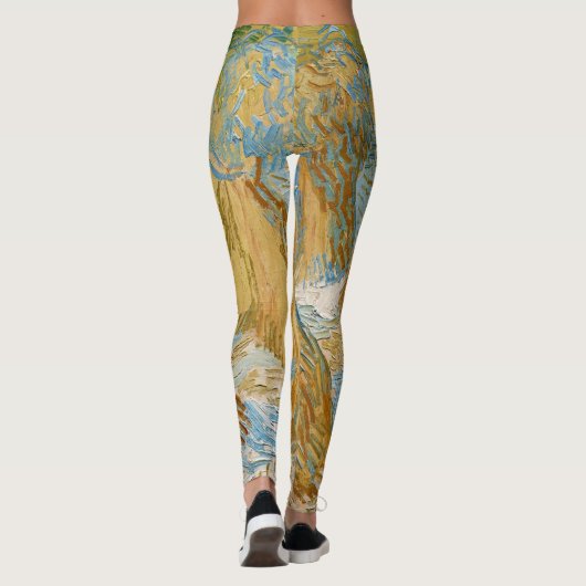 Vincent van Gogh - Weizenblätter Leggings (Rückseite)