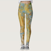 Vincent van Gogh - Weizenblätter Leggings (Vorderseite)