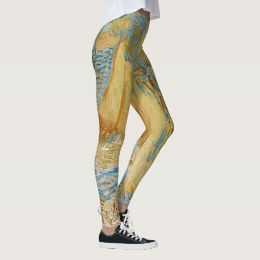 Vincent van Gogh - Weizenblätter Leggings (Rechts)