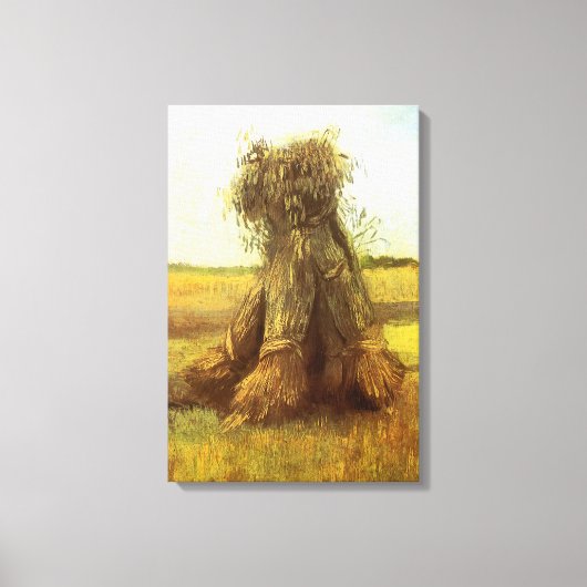 Vincent van Gogh - Weizenblätter Leinwanddruck (Vorderseite)