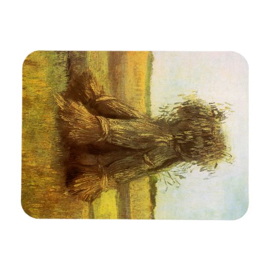 Vincent van Gogh - Weizenblätter Magnet (Horizontal)