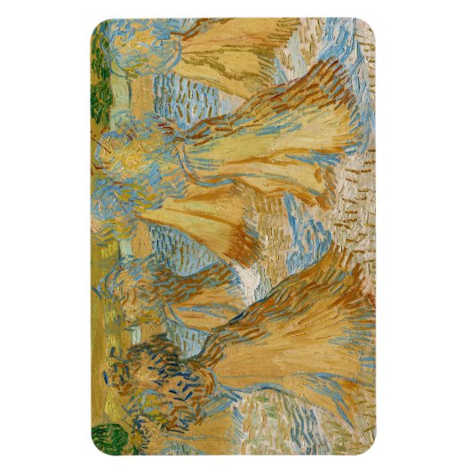 Vincent van Gogh - Weizenblätter Magnet (Vertikal)