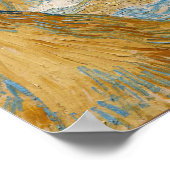 Vincent van Gogh - Weizenblätter Poster (Ecke)