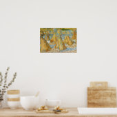 Vincent van Gogh - Weizenblätter Poster (Küche)
