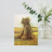 Vincent van Gogh - Weizenblätter Postkarte (Stehend Vorderseite)