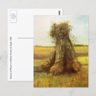 Vincent van Gogh - Weizenblätter Postkarte