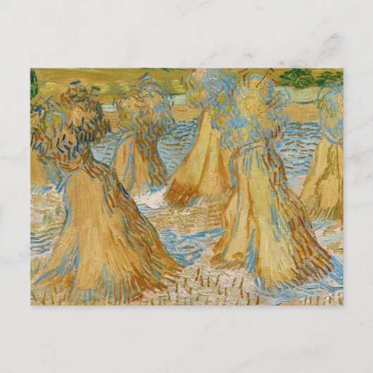 Vincent van Gogh - Weizenblätter Postkarte (Vorderseite)