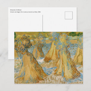 Vincent van Gogh - Weizenblätter Postkarte