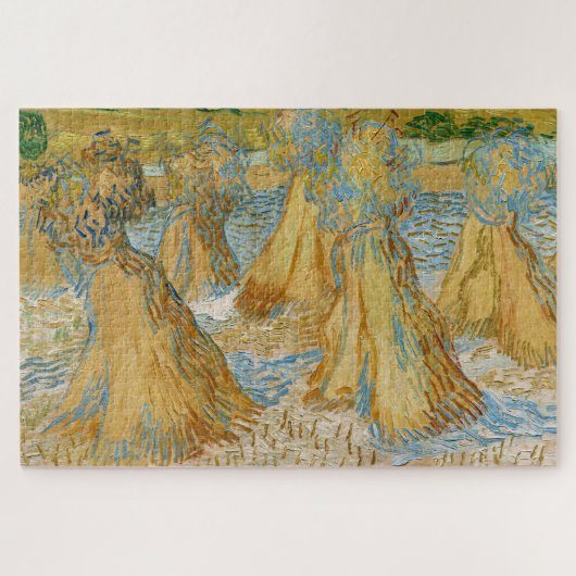Vincent van Gogh - Weizenblätter Puzzle (Horizontal)
