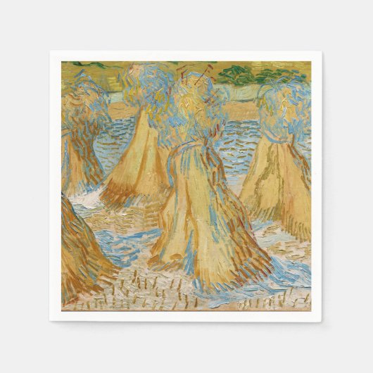 Vincent van Gogh - Weizenblätter Serviette (Vorderseite)