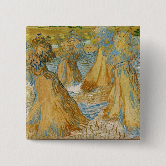 Vincent van Gogh - Weizenbündel Button (Vorderseite)