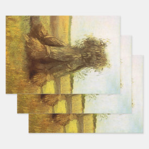 Vincent van Gogh - Weizenbündel Geschenkpapier Set