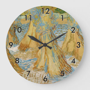 Vincent van Gogh - Weizenbündel Große Wanduhr