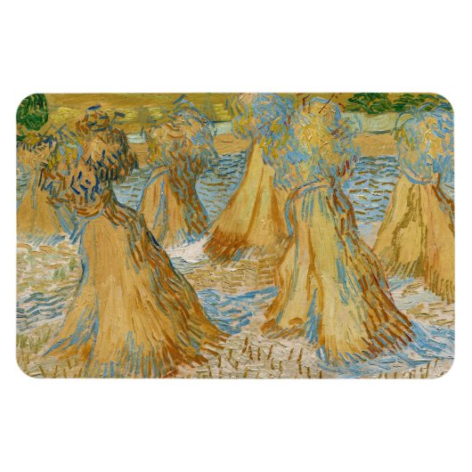 Vincent van Gogh - Weizenbündel Magnet (Horizontal)
