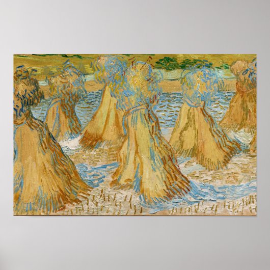Vincent van Gogh - Weizenbündel Poster (Vorne)