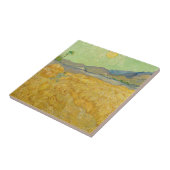 Vincent van Gogh - Weizenfeld mit einem Schnitter Fliese (Seite)