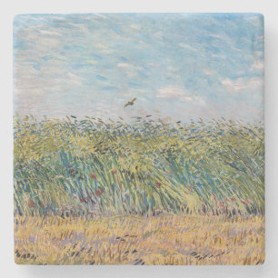 Vincent van Gogh - Weizenfeld mit einer Lerche Steinuntersetzer