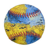 Vincent van Gogh - Weizenfeld mit Krähen Baseball (Rückseite)