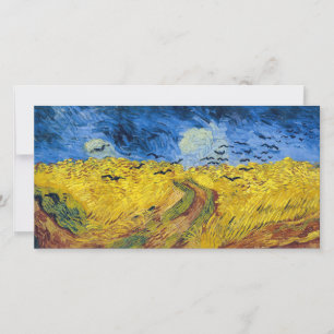 Vincent van Gogh - Weizenfeld mit Krähen Dankeskarte