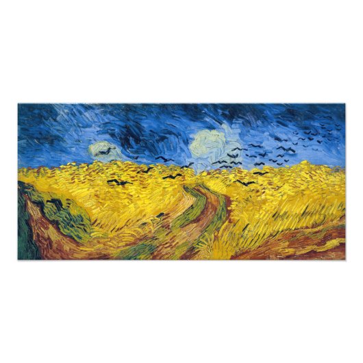 Vincent van Gogh - Weizenfeld mit Krähen Fotodruck (Vorne)