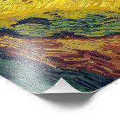 Vincent van Gogh - Weizenfeld mit Krähen Fotodruck (Ecke)