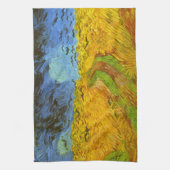 Vincent van Gogh Weizenfeld mit Krähen Geschirrtuch (Vertikal)